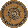 Bello Traditional Medallion Round Rugs 99-B40