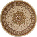 Minnesota Traditional Round Rugs 3005A Cream Cream