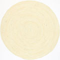 Osvaldo Round Jute Rugs Bleached