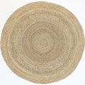 Zorro Round Jute Rugs Gold