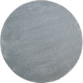 Lush Modern Plain Round Rugs 14344 L. Grey
