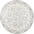 Bambino Round Modern Floral Rugs 15926-95