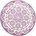 Bambino Round Modern Floral Rugs 15926-55