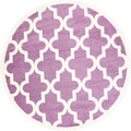 Bambino Round Modern Trellis Rugs 20518-655