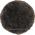 Darwin Shaggy Round Rug 236 Black Fume