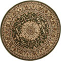 Gianni Traditional Round Rugs 600 Green