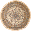 Tehran Traditional Round Rug 750201 Cream