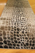 Alpi Animal Print Hallway Runner Rug 4978A Fume