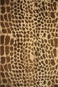 Alpi Animal Print Hallway Runner Rug 4978B White