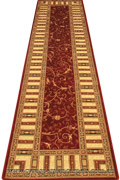 Fantastic Hallway Runner Rug 749 Bordeuax Cream