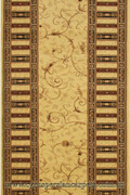 Fantastic Hallway Runner Rug 749 Cream Cream