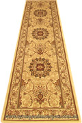 Fantastic Hallway Runner Rug 645 Cream Cream