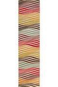 Infinity Hallway Runner Rug 4105X Beige Red