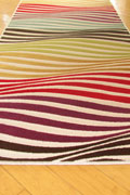 Infinity Hallway Runner Rug 4105X Beige Red