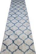 Loft Trellis Hallway Runner Rugs 6039A Mavi