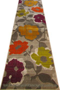 Luna Hallway Runner Rug 4251X Beige L. Brown