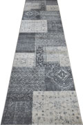 Morocco Hallway Runner Rugs 0W422 Grey Grey