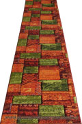 Patchworks Abstract Hallway Runner Rug 2676-GR