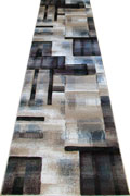 Pisa Abstract Hallway Runner Rug G433A Light Beige