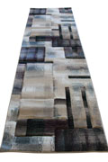 Pisa Abstract Hallway Runner Rug G433A Light Beige