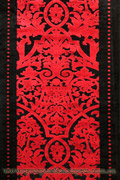 Romeo Hallway Runner Rug 9707A Black