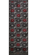Romeo Hallway Runner Rug 9708D Black