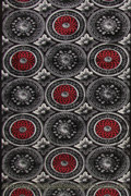 Romeo Hallway Runner Rug 9708D Black