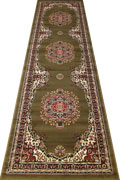 Bello Traditional Hallway Runner Rugs 99 N. Green