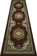 Bello Traditional Hallway Runner Rugs 99 Brown