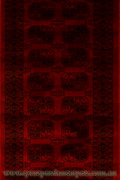 Florida Hallway Runner Rug 2911B Red Red