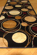 Hawaii Hallway Runner Rug 2364 Black