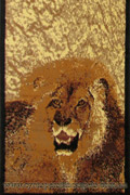 Khalaf Africa Lion Hallway Runner Rug 430-785X
