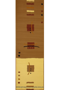 Khalaf Moderna Hallway Runner Rug 825-785W