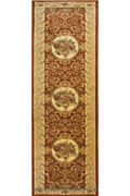 Rovigo Hallway Runner Rug 3528A Rose Rose