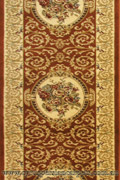 Rovigo Hallway Runner Rug 3528A Rose Rose