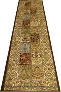 Rovigo Hallway Runner Rug 3810D Brown Brown