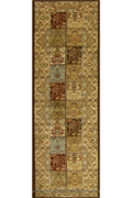 Rovigo Hallway Runner Rug 3810D Brown Brown