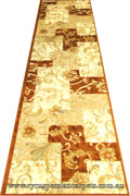 Rovigo Hallway Runner Rug 4634A Rose Rose