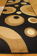 Sahra Hallway Runner Rug 2137-B44 Black