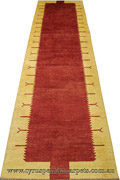Gabbeh Tolidi Hand Knotted Wool Hallway Runner Rug