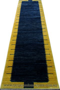 Gabbeh Tolidi Hand Knotted Wool Hallway Runner Rug