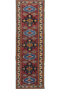 Gazni Hand Knotted Wool Hallway Runner Rug