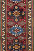 Gazni Hand Knotted Wool Hallway Runner Rug