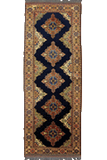 Maltabaf Hand Knotted Wool Hallway Runner Rug