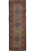 Moud Hand Knotted Wool Hallway Runner Rug