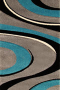 Como Hallway Runner Rug 3842 Gray