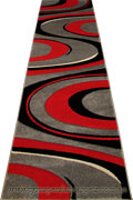 Como Hallway Runner Rug 3842 Gray 01