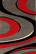 Como Hallway Runner Rug 3842 Gray 01