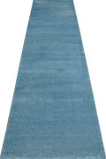Lush Modern Plain Hallway Runners 14344 Teal