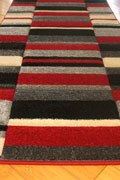 Nevada Hallway Runner Rug 8922A Red Black
